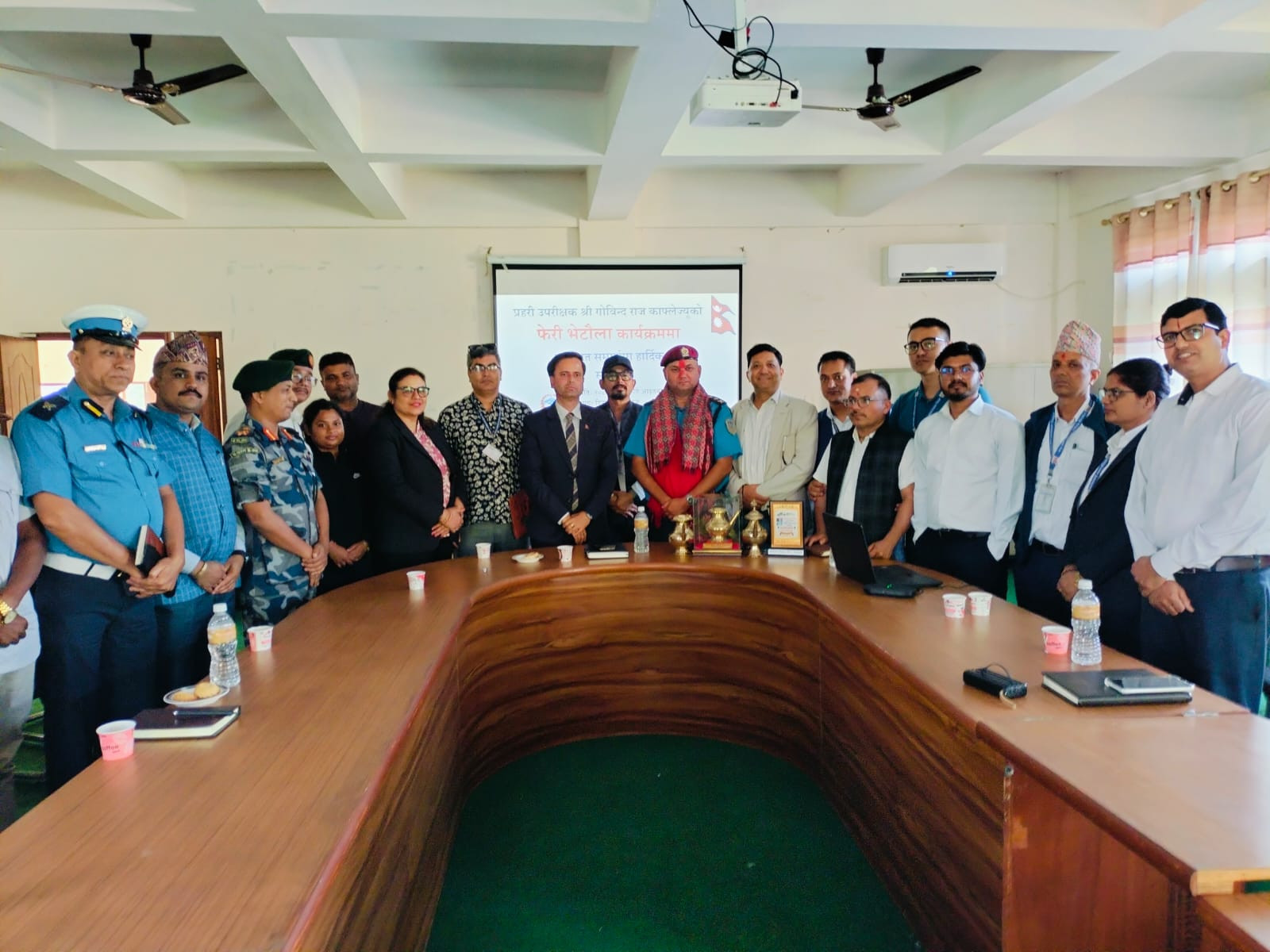प्रहरी उपरीक्षक श्री गोविन्द राज काफ्लेज्यूको फेरी भेटौला कार्यक्रम मिति २०८२/०१/२१